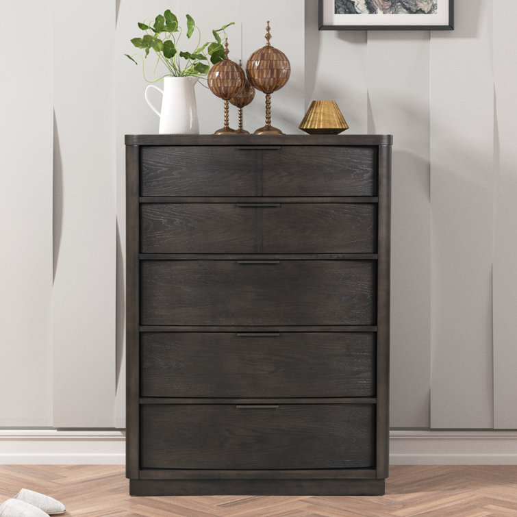 5 drawer on sale chest espresso